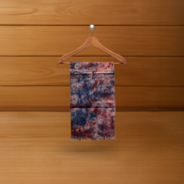 Tie-Dyed Hemp Scarf